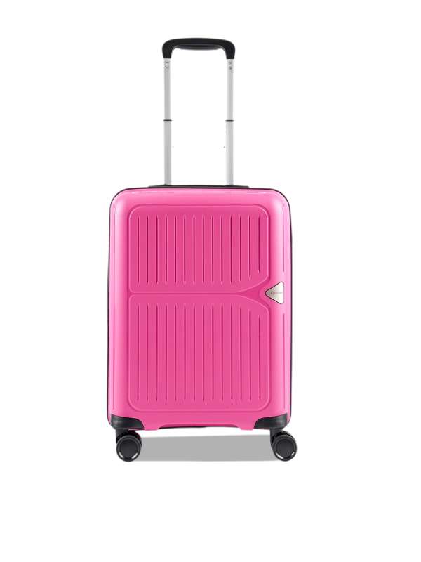 Pink suitcase 2025 trolley