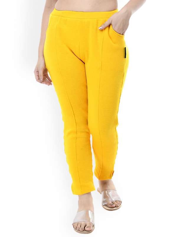 Buy Blue Trousers & Pants for Women by INDIWEAVES Online
