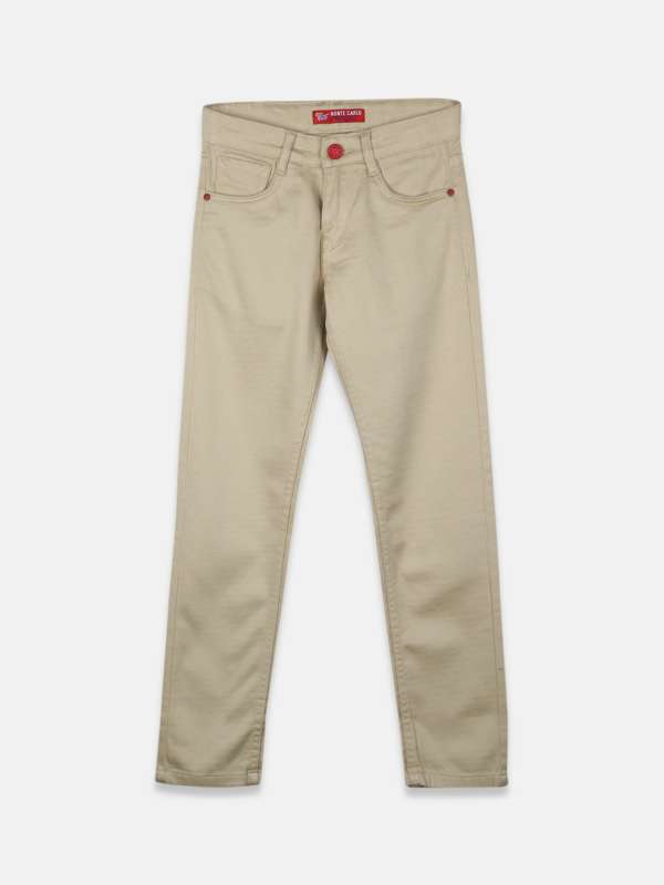 Buy online Brown Solid Flat Front Trousers Casual Trouser from Bottom Wear  for Men by Monte Carlo for 1619 at 40 off  2023 Limeroadcom