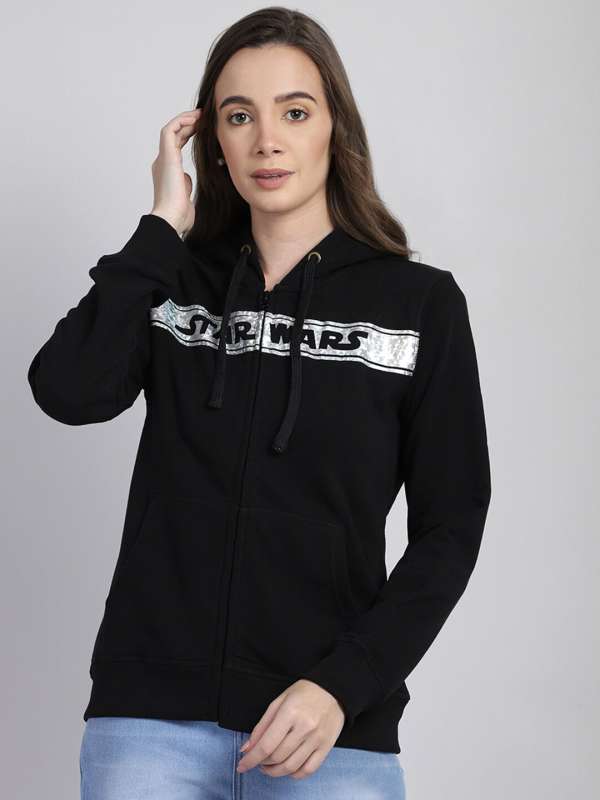 Women's open front best sale sweatshirt