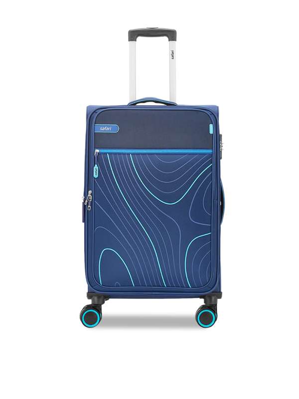 Safari 65 Cms Kayak Blue Soft Check In Luggage Trolley 4727438htm