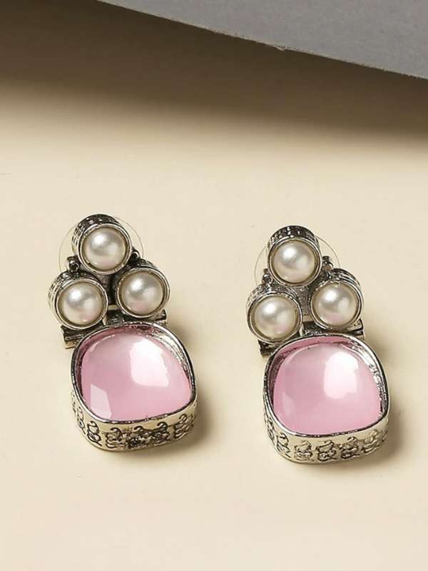 Onion pink earrings cheap