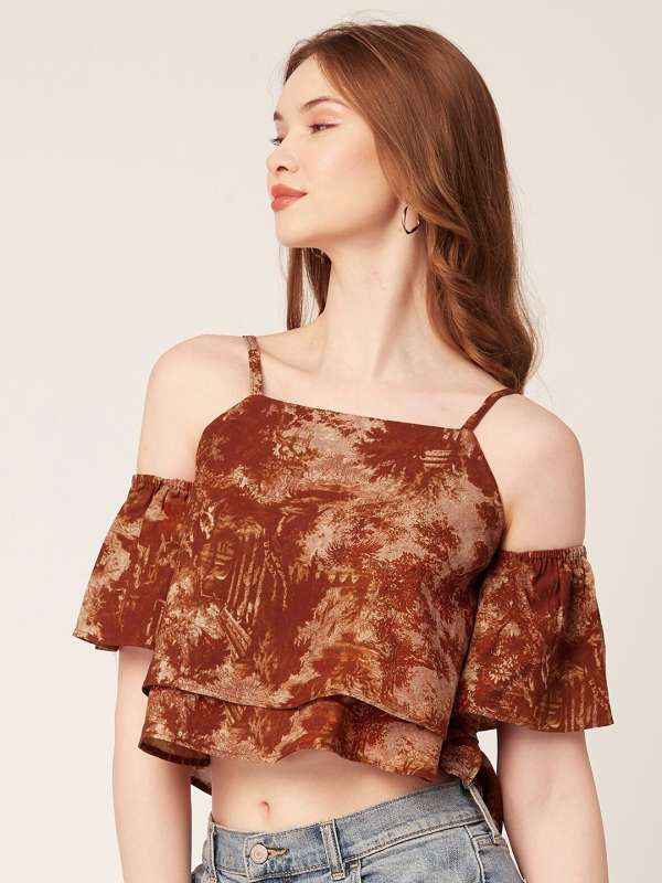 Cold Shoulder Tops Buy Cold Shoulder Tops for Women Online Myntra