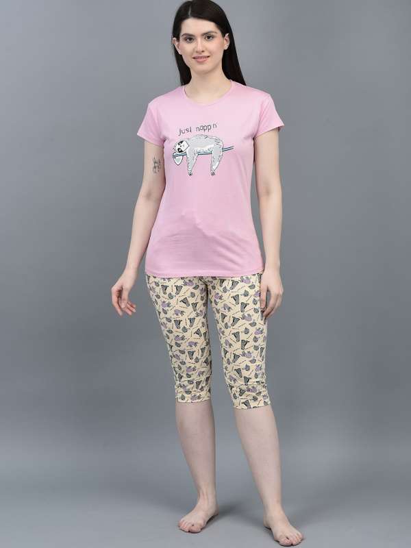 Dollar Missy Women's Printed Pajama CC831 – Online Shopping site in India