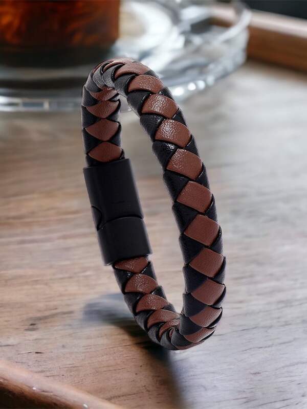 Jewdreamer 38Pcs Braided Leather Bracelets for Men India  Ubuy