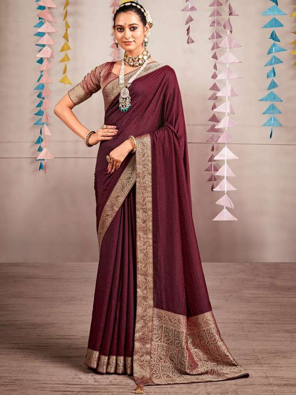 Myntra top sarees silk