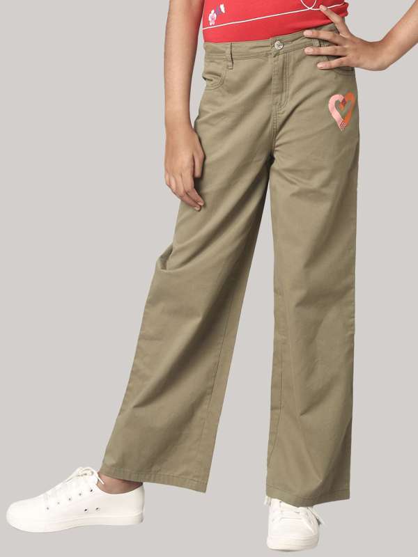Girls chinos sales