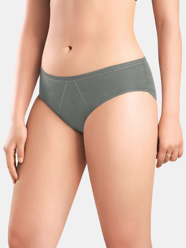 Calvin Klein Womens 3 Pack Stretch Hipster (Charcoal/Teal/Grey, Small) at   Women's Clothing store