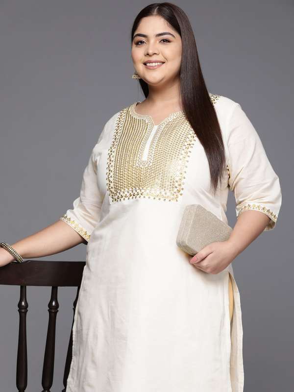 Libas Off White Kurtas Buy Libas Off White Kurtas online in India