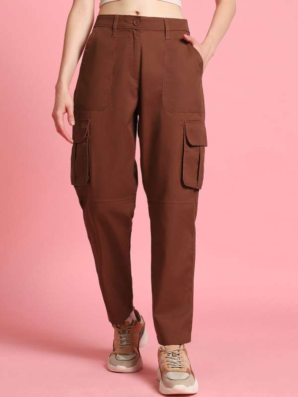 Buy Olive Green Trousers  Pants for Women by ORCHID BLUES Online  Ajiocom