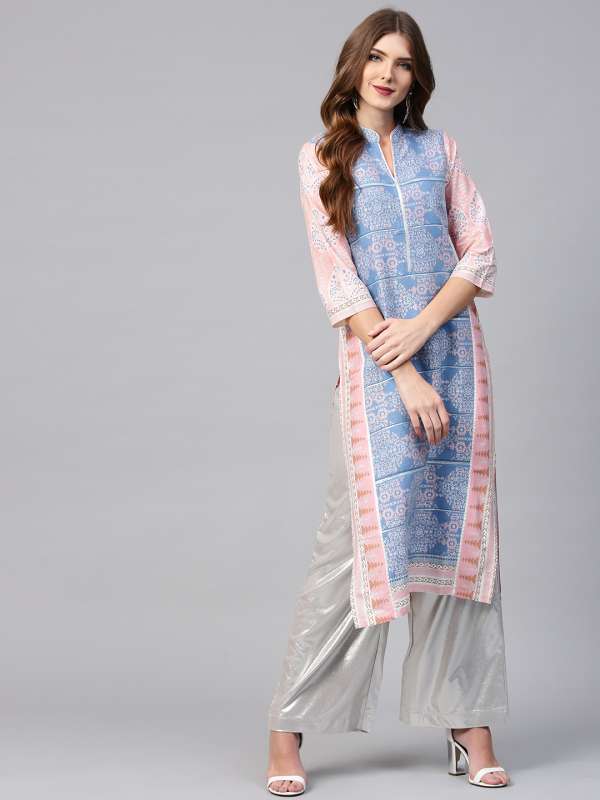W woven design kurta top