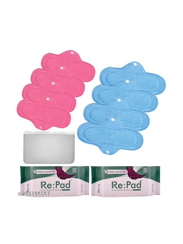 Buy Fabpad Pad Free Period Reusable Washable Leak Proof Period Panty lasts  for 3 Years without pads, menstrual cup and tampons (Pack of 3, Large,  Blue) Online at Low Prices in India 
