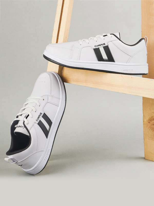 White sneakers with stripes new arrivals