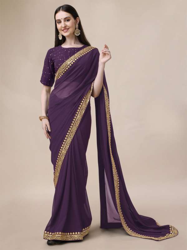 Inddus Georgette Sarees Buy Inddus Georgette Sarees online in India