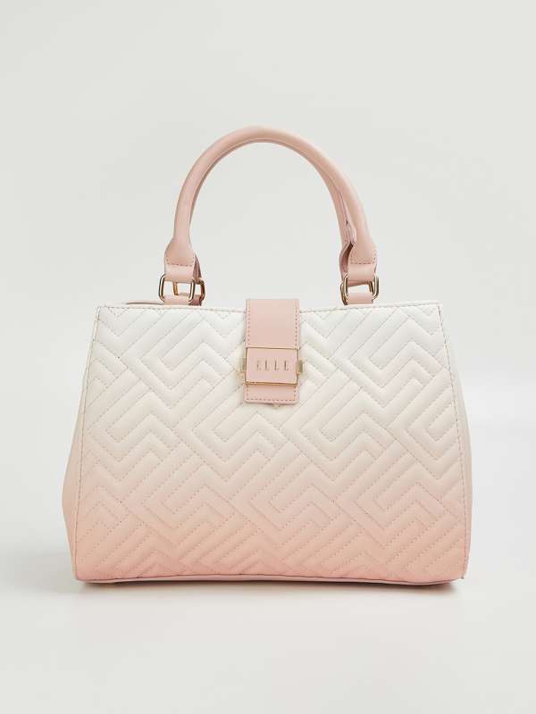 Elle Women Handbag Pink Buy Elle Women Handbag Pink online in India