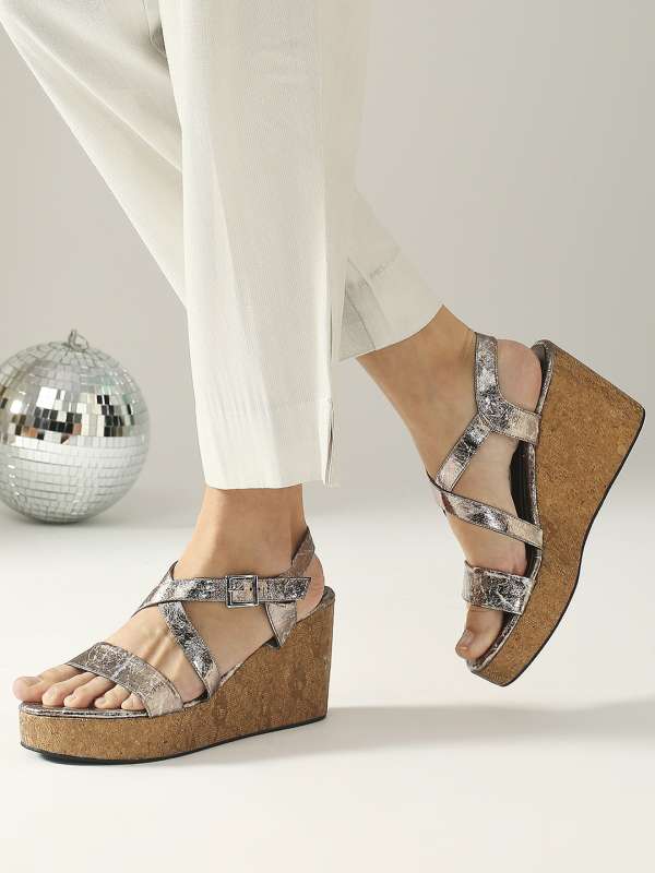 Grey clearance wedge heels