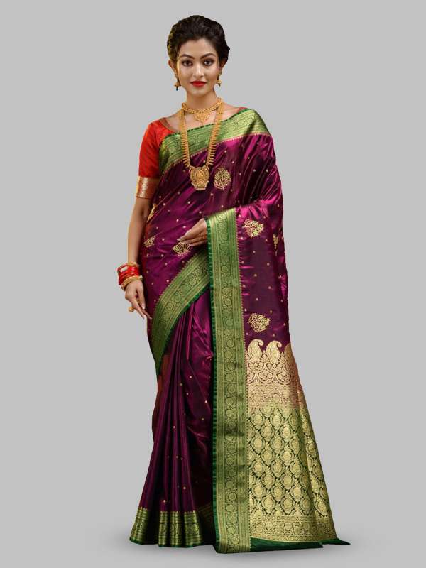 Buy Handloom Sarees Online in India Myntra