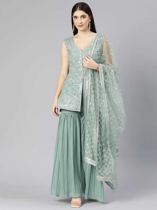 Myntra top sharara pants