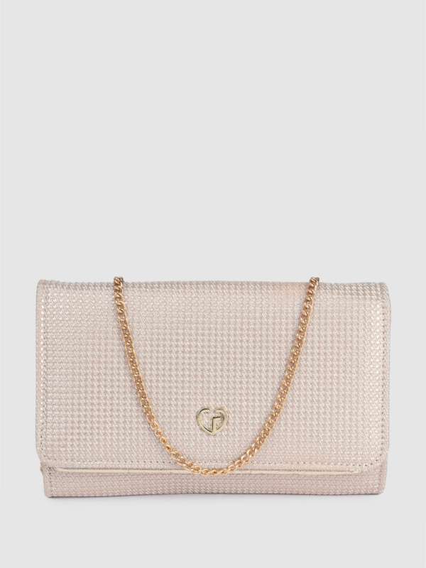 Caprese Gold Clutch Buy Caprese Gold Clutch online in India