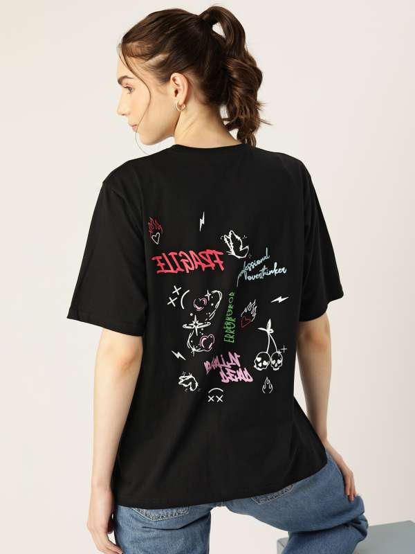 Loose t shirts for womens india cheap