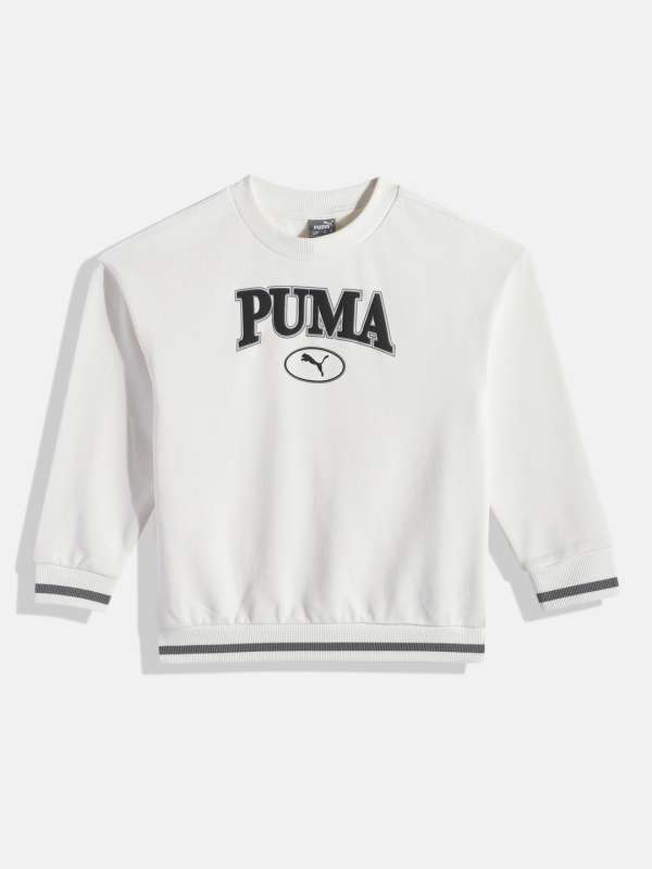 White puma sweatshirt sale