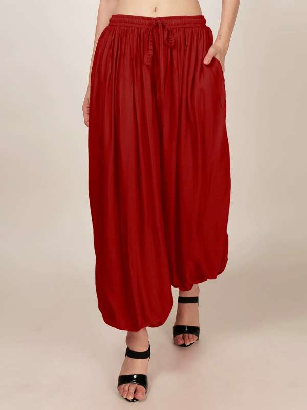 Posh Pants for Women, Buy Cotton Harem Yoga Pants Online for Women - Chimp  - Chimpwear.com