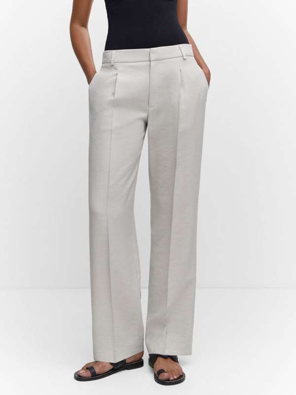 Buy MANGO Leather Trousers online  Women  14 products  FASHIOLAin