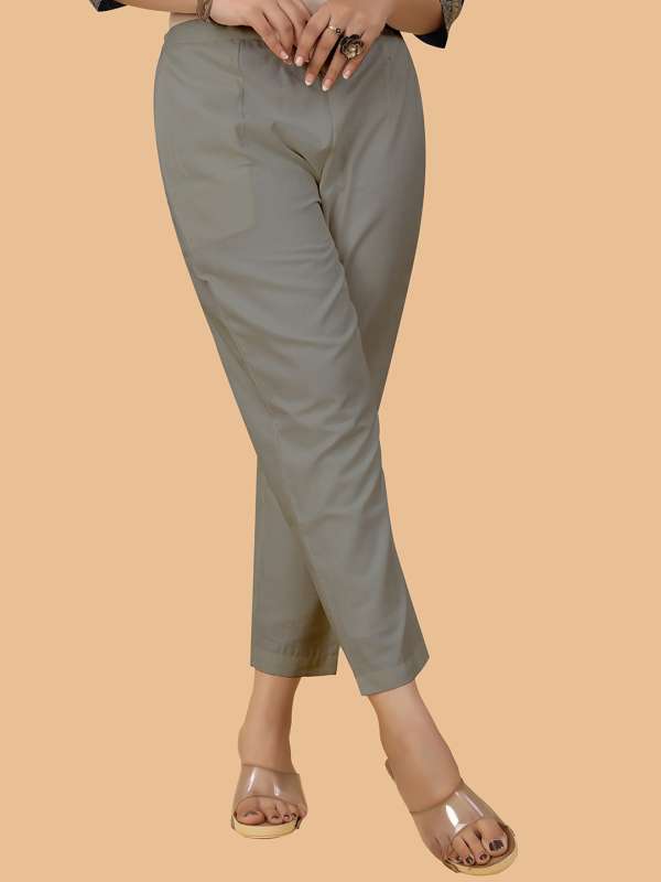 Buy Khadi Pants by AAVIDI BY DIMPLE at Ogaan Market Online Shopping Site