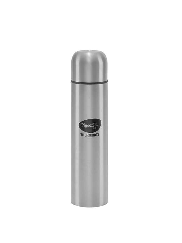 Milton Thermosteel Flip Lid Flask 350, Double Walled Vacuum Insulated  Thermos 350 ml | 12 oz | 24 Hours Hot and Cold Water Bottle with Cover,  18/8