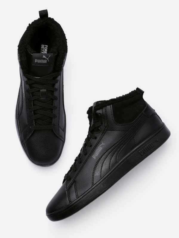 Puma smash vulc on sale black