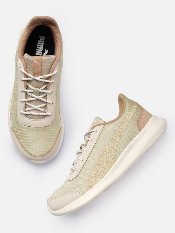 Puma beige shoes cheap