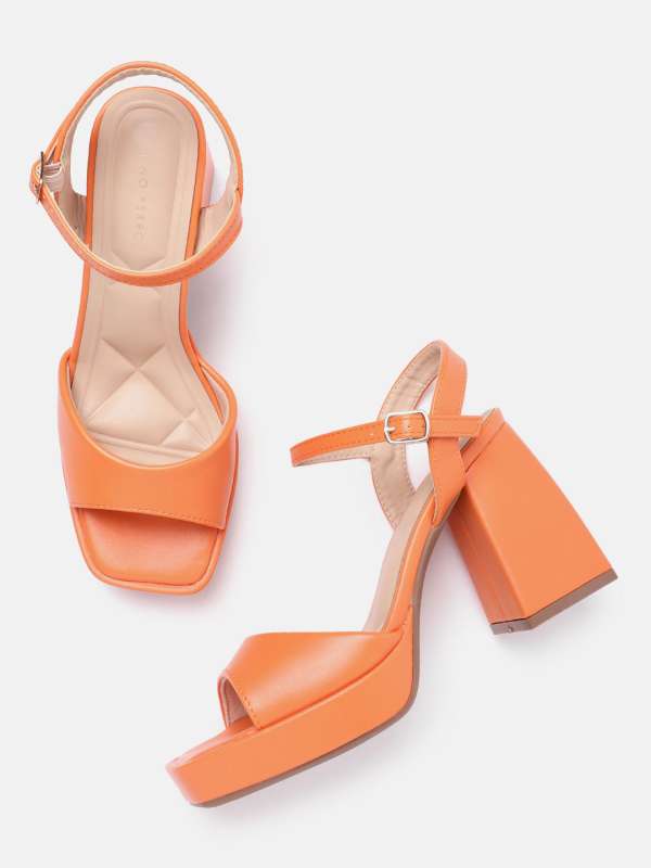 Orange Heels Buy Orange Heels online in India