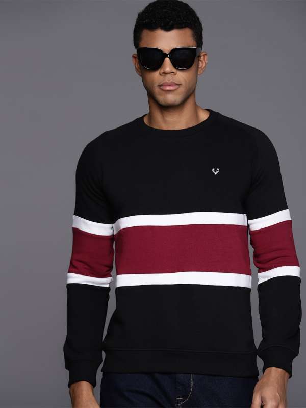 Black Men Winter Wear Allen Solly Buy Black Men Winter Wear