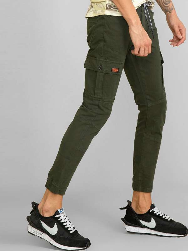 Olive Green Trousers  Buy Olive Green Trousers online in India