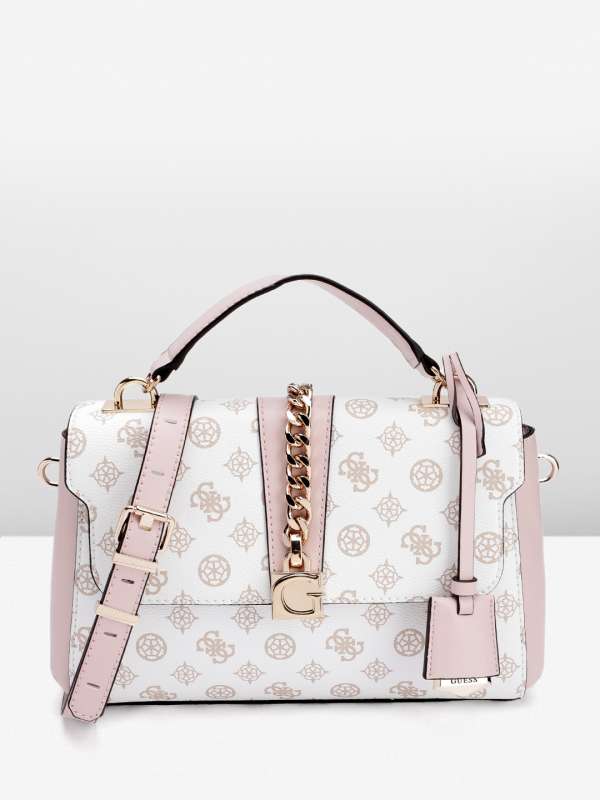 Guess White Handbags Buy Guess White Handbags online in India