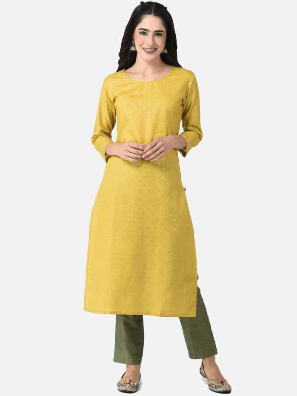 Span on sale kurtis online