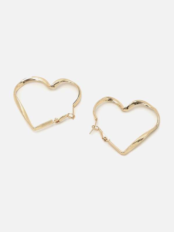 Heart hoop earrings forever 21 best sale