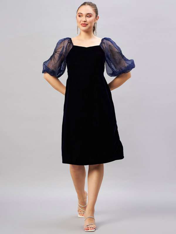 Velvet Dresses Shop for Velvet Dress Online in India Myntra