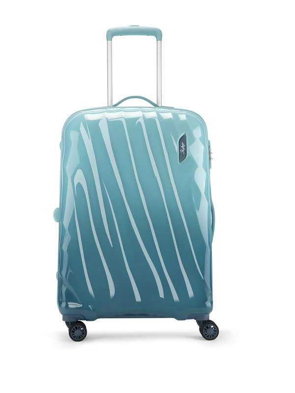 SKYBAGS Unisex Openskies Medium Polycarbonate Suitcase TSA Lock Hard Trolley  (Blue) : Amazon.in: Fashion