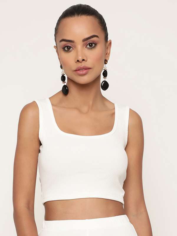 Buy ODODOS 3-Pack V Neck Seamless Crop Tank for Women Ribbed Knit Soft  Cropped Camisole Tops Online at desertcartKUWAIT