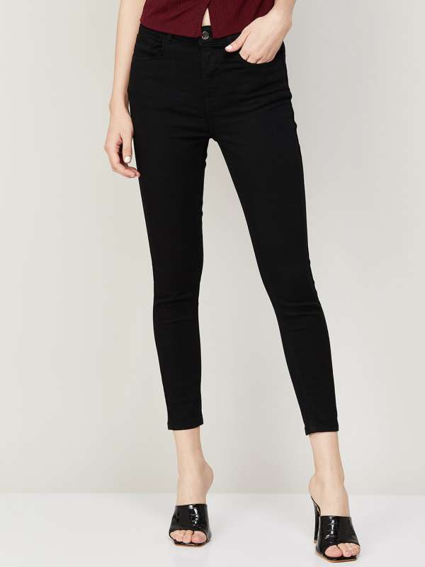 Ginger Black Solid Mid Rise Skinny Fit Jeans 300631718.htm - Buy