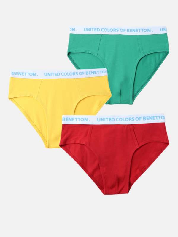 United Colors Of Benetton Red Solid Brief 5629198.htm - Buy United