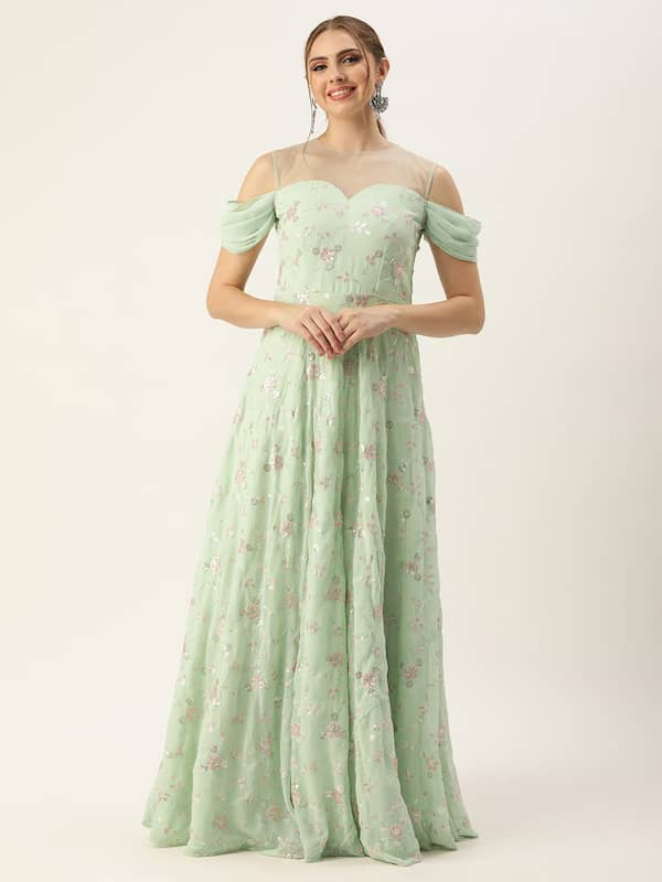 Green Gowns For Women  Buy Green Gowns For Women Online Starting at Just  253  Meesho