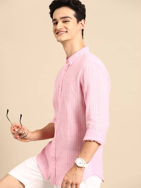 Benetton Benetton - Shirts Buy Colors Shirts United India Colors Of United Pink Pink Of online in