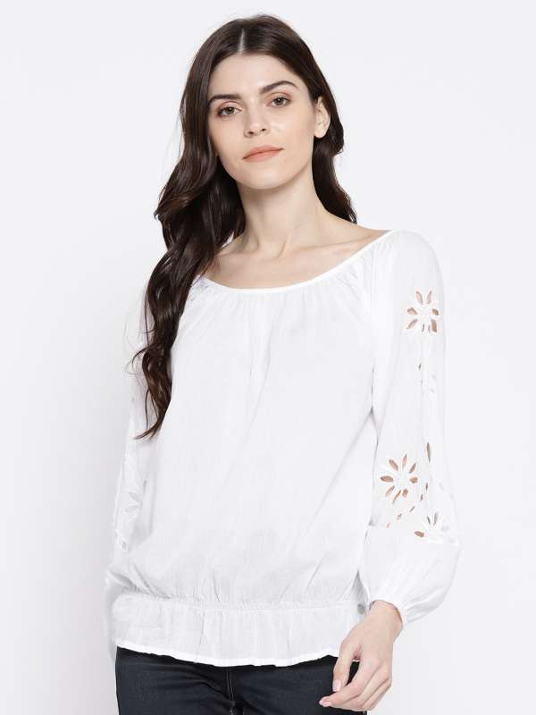 myntra jeans top