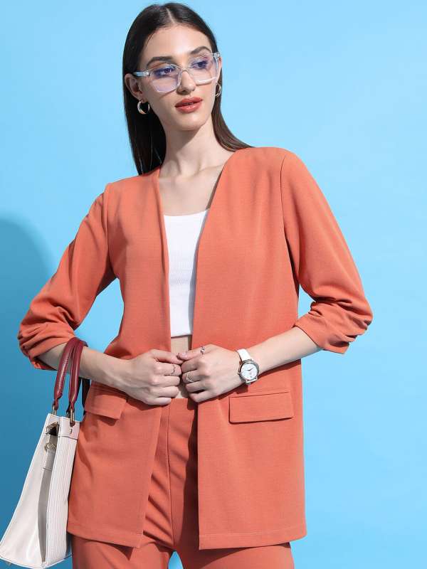 Top And Bottom Set For Women With Full Sleeves Coat Style Jacket And Wide  Leg Pant Top And Bottom Two Piece Set For Women Two Piece Dresses For  Women