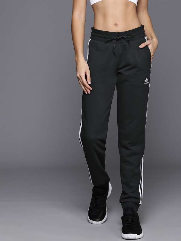 Adidas Originals Women Black Solid Track Pants - Buy Adidas Originals Women  Black Solid Track Pants online in India