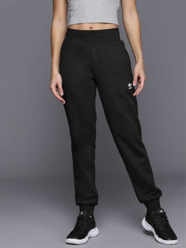 PUMA Classics Relaxed Jogger Solid Women Black Track Pants - Buy
