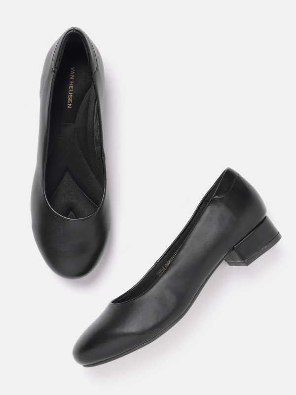 One inch black heels hot sale