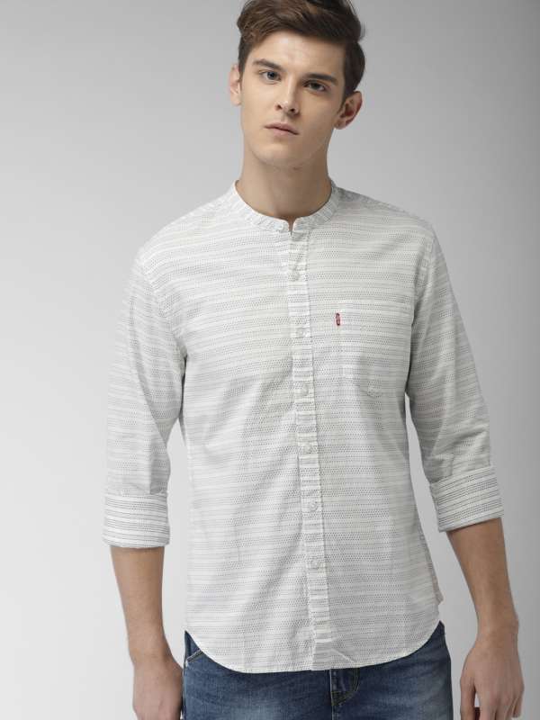 levis mandarin collar shirt